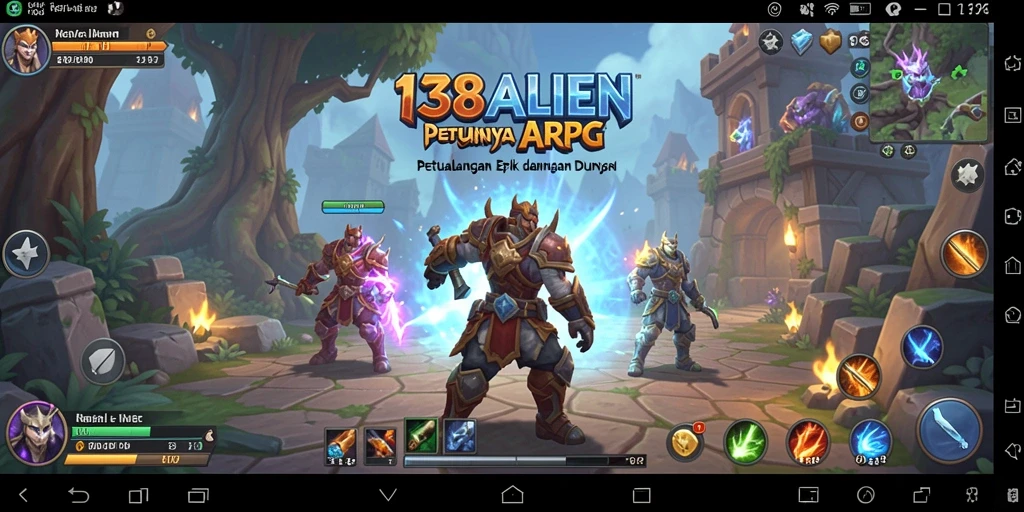 Screenshot 138ALIEN menunjukkan aksi pertarungan seru dalam dunia ARPG.
