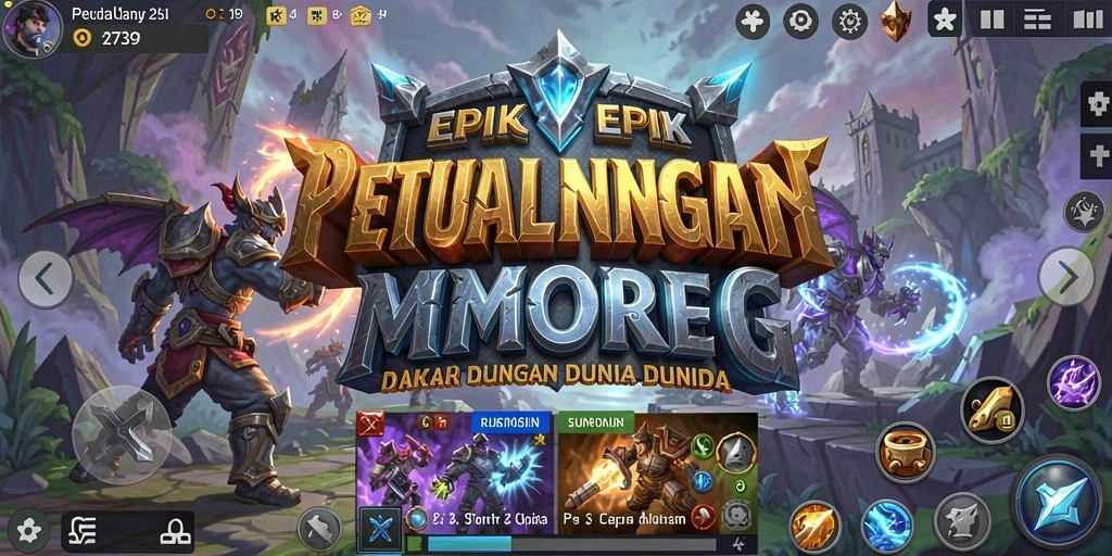 Tampilan gameplay epik dalam dunia <strong>2739</strong>, menunjukkan karakter beraksi.
