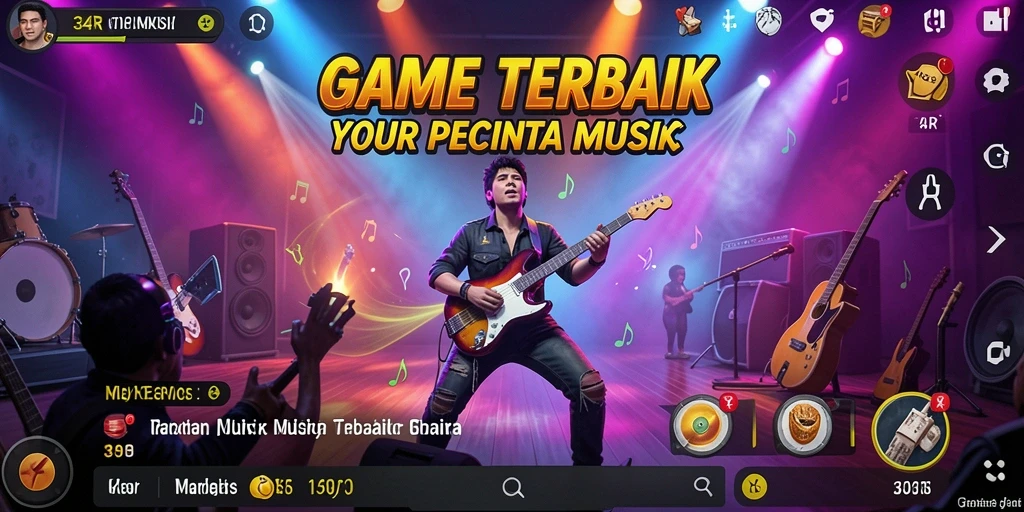 Gameplay menarik dalam musik dengan 34R menunjukkan pengalaman yang menyenangkan.