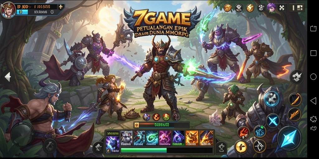 Tampilan gameplay epik dalam dunia <strong>7GAME</strong> yang menakjubkan.