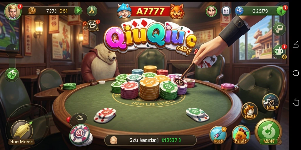 Gameplay seru dan strategis dalam A7777 QiuQiu.