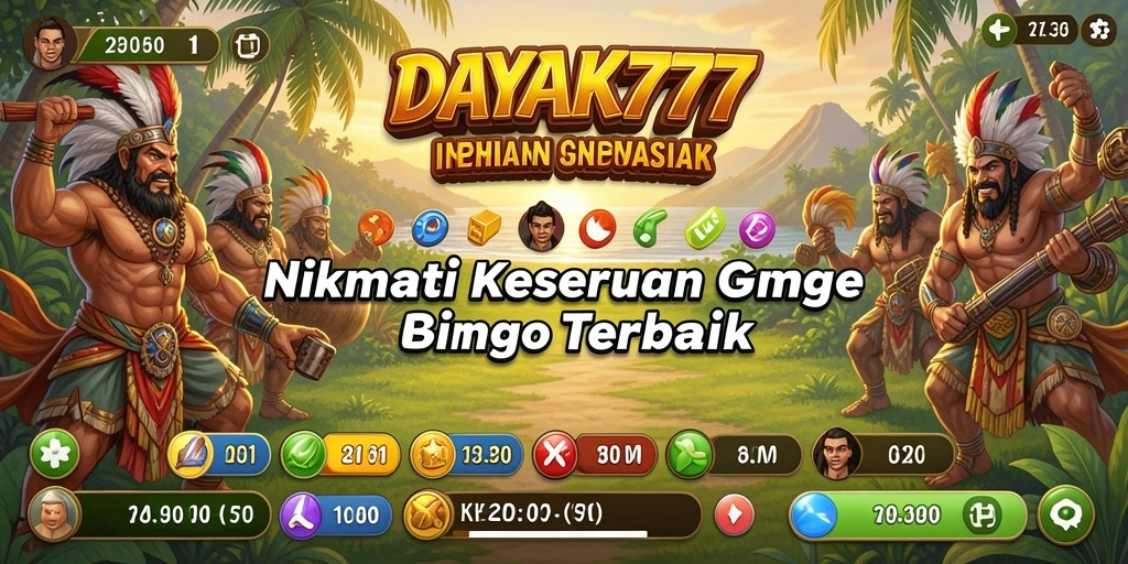 Tampilan gameplay utama DAYAK777 yang menarik dan interaktif.