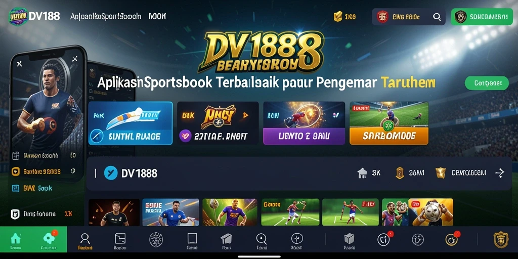 Screenshot utama DV188 yang menampilkan pengalaman taruhan yang menarik.