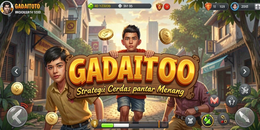 Tampilan gameplay GADAITOTO yang menegangkan dan strategis.