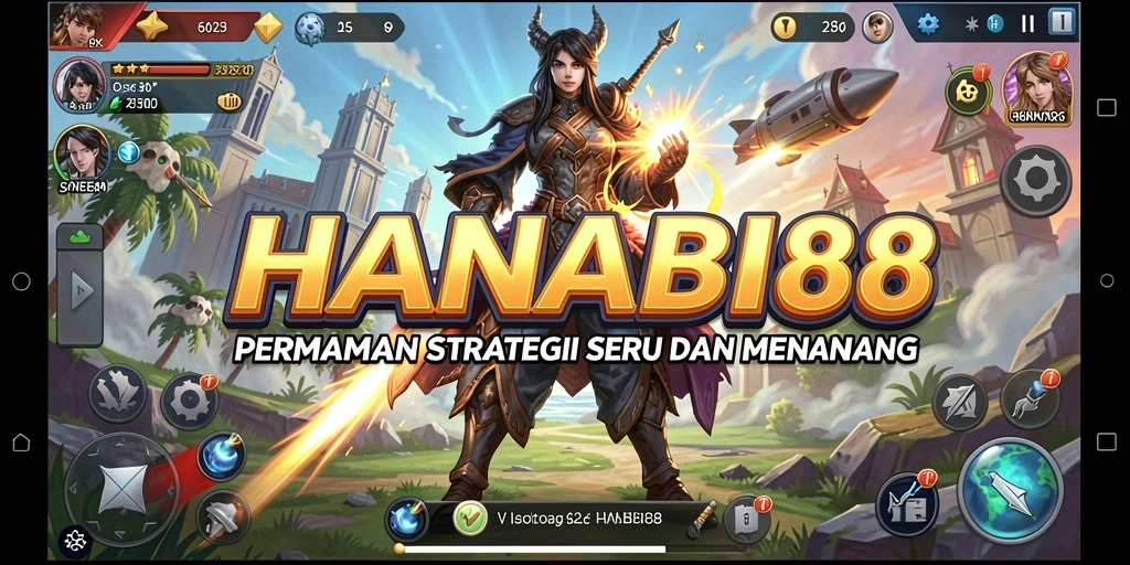 Screenshot gameplay HANABI88 menunjukkan aksi strategi yang mendebarkan.
