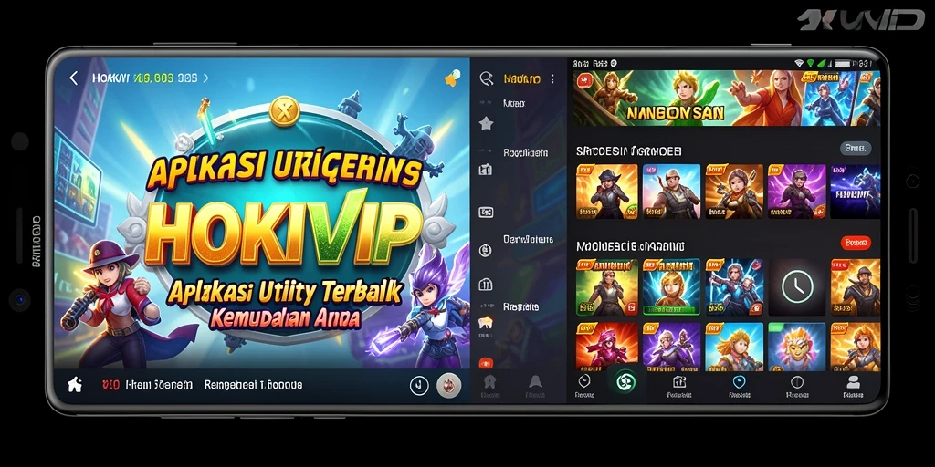 Screenshot HOKIVIP menampilkan antarmuka pengguna yang ramah.