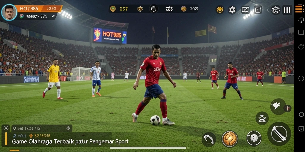 Tampilan gameplay HOT985 yang menarik dan mendebarkan saat bertanding.