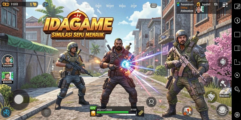 Tampilan gameplay menarik dari IDAGAME yang menyajikan simulasi realistis.