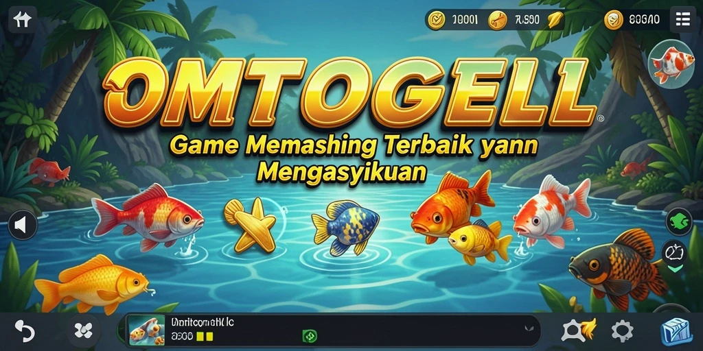 Screenshot gameplay OMTOGEL yang menunjukkan aksi memancing yang menarik.