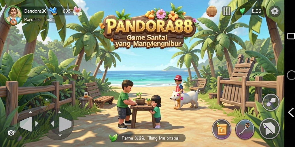 Tampilan gameplay PANDORA88 yang menarik dan penuh warna.
