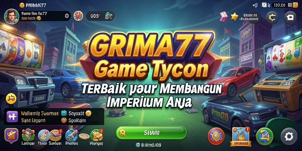 Tampilan gameplay menarik dan mendebarkan dari PRIMA77.