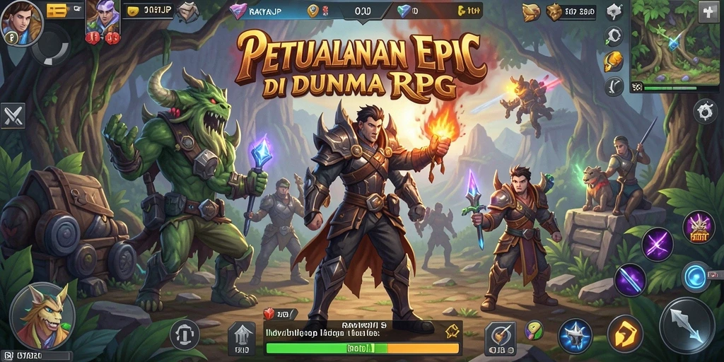 Gameplay RAKYATJP yang menantang dan mengasyikkan dalam dunia fantasi.