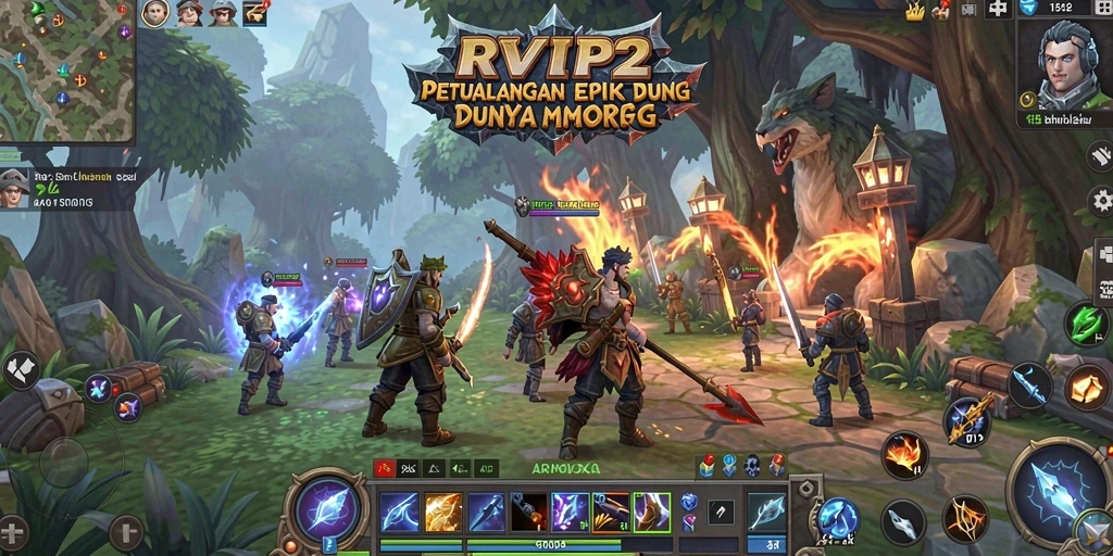 Screenshot menampilkan gameplay epik dari RVIP2 yang mendebarkan.