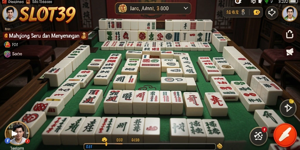 Screenshot utama permainan Mahjong SLOT39 dengan gameplay yang seru.