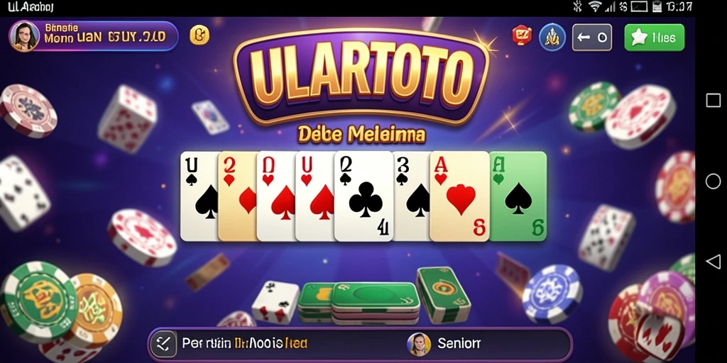Tampilan gameplay ULARTOTO yang seru dan interaktif.